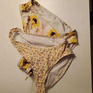 Set of Sunflower Bathing Suit bottoms